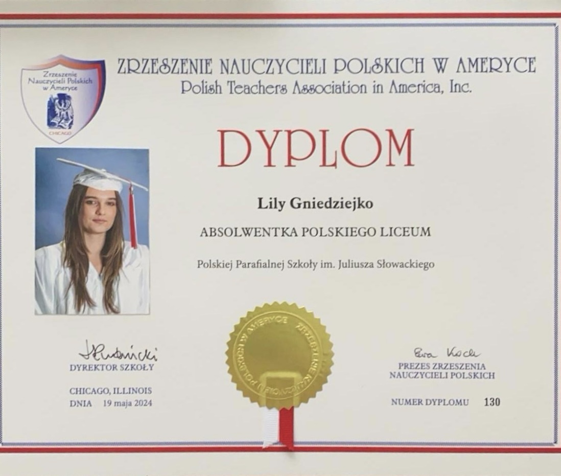 Polish School graduation honor